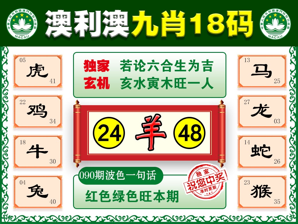 090期澳利澳九肖[图]